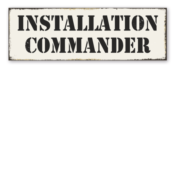 Retroschild Installation Commander