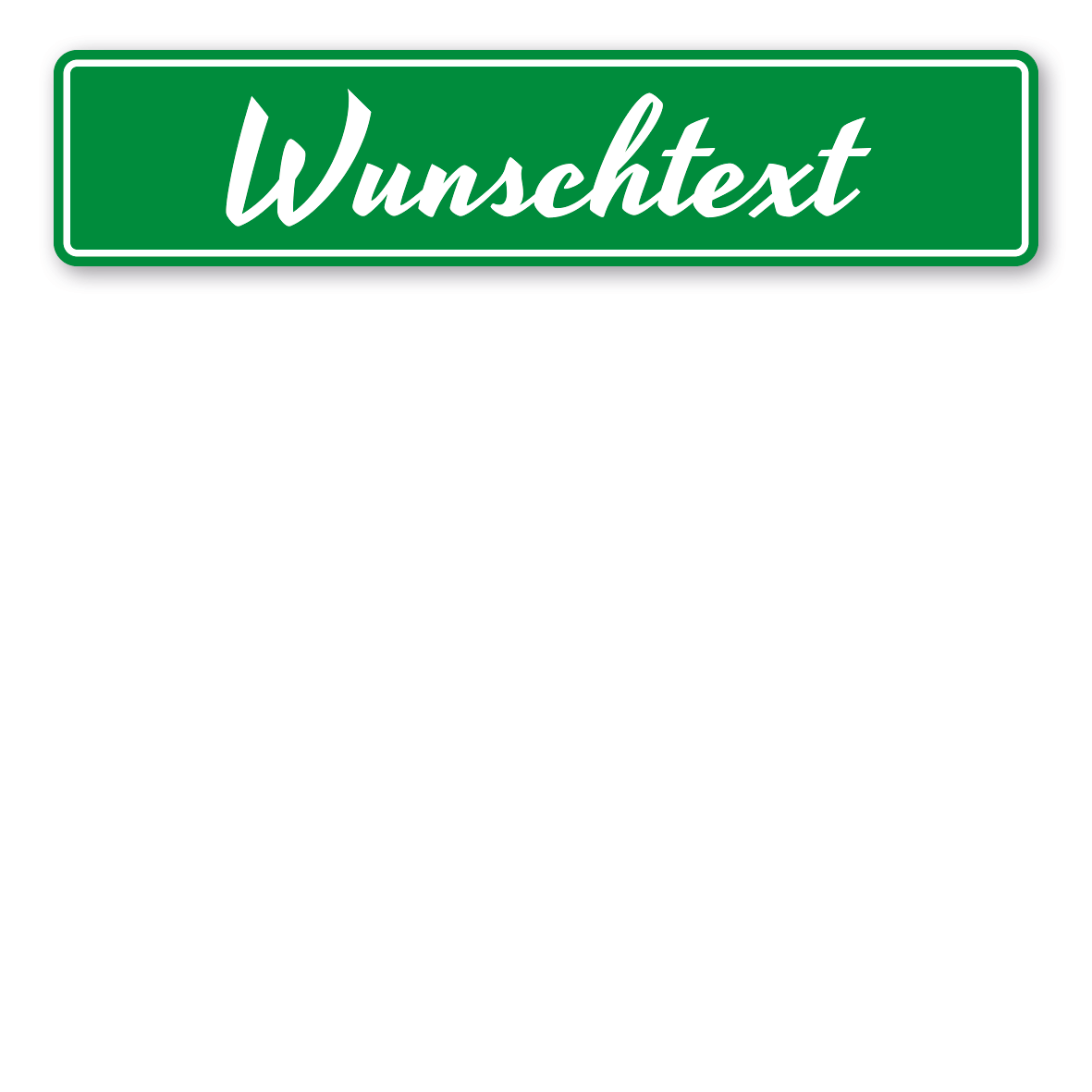 Truck / LKW - Schild in 9 Farben mit Wunschtext – Schrift Retro