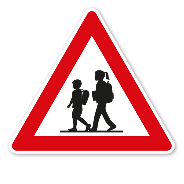 Verkehrsschild Achtung Schulkinder - Schulstraße - Schulweg – VZ-PR-186