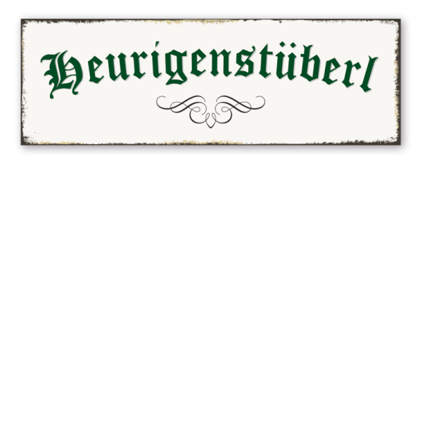 Retroschild Heurigenstüberl