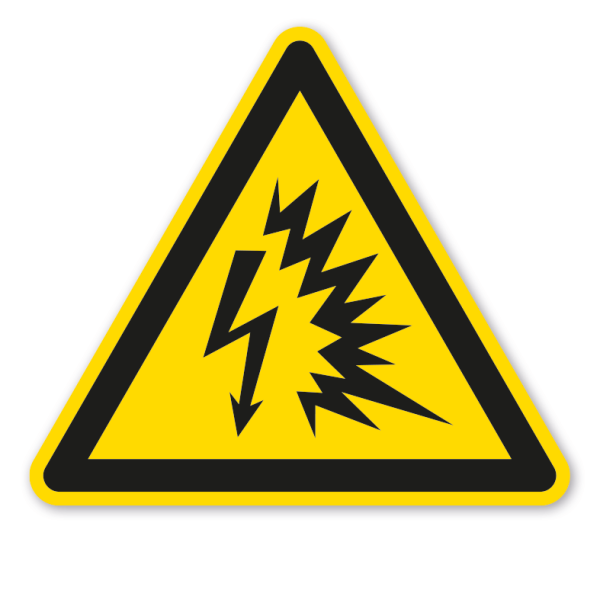 Warnzeichen Warnung vor Lichtbogen – ISO 7010 - W042